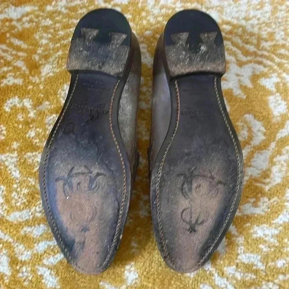 The Office of Angela Scott Metallic Loafers Size 39 8.5 - Picture 6 of 8